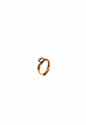 Twist Gem Ring