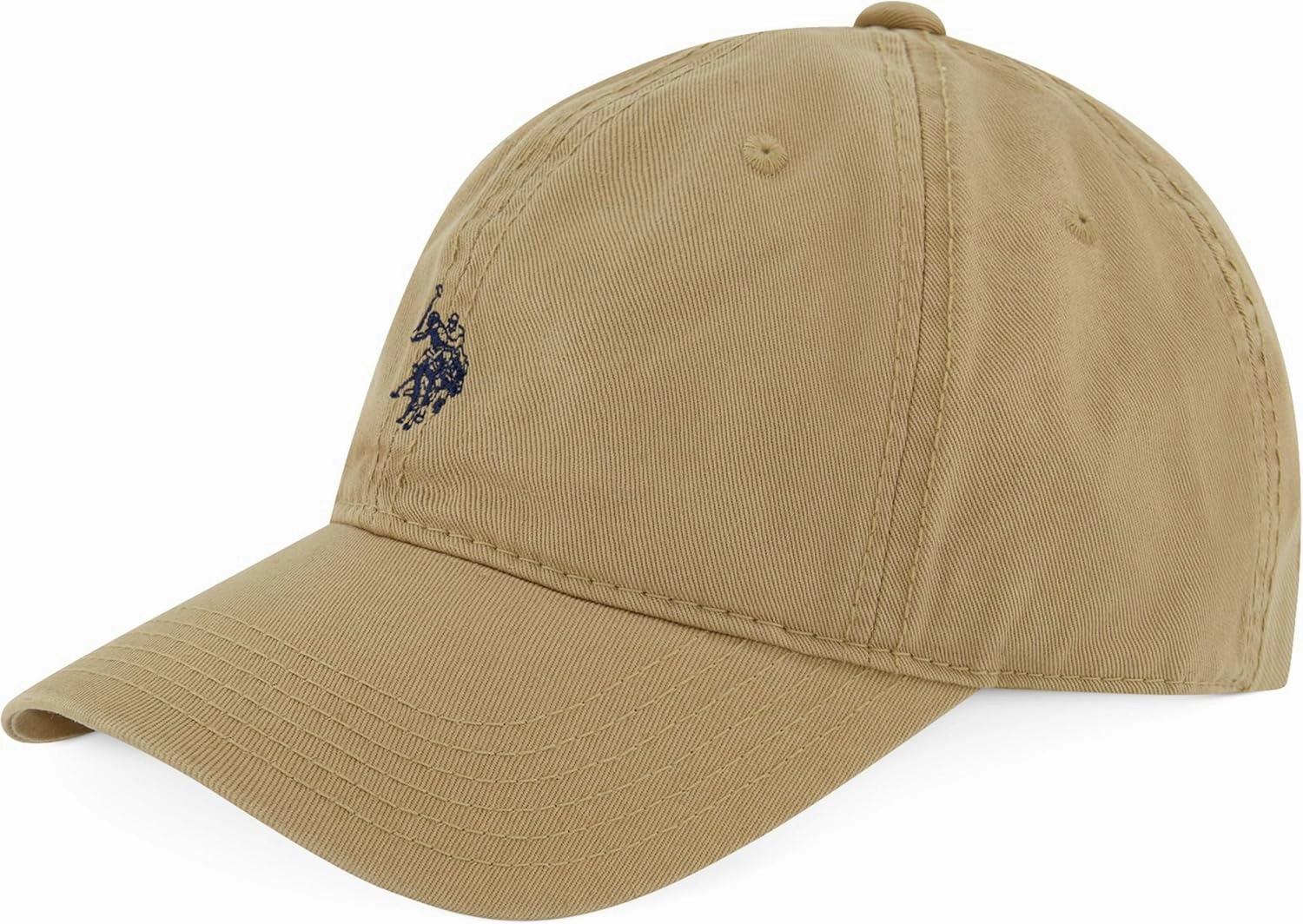 U.S. Polo Assn. Small Polo Pony Logo Baseball Hat, 100% Cotton, Adjustable Cap