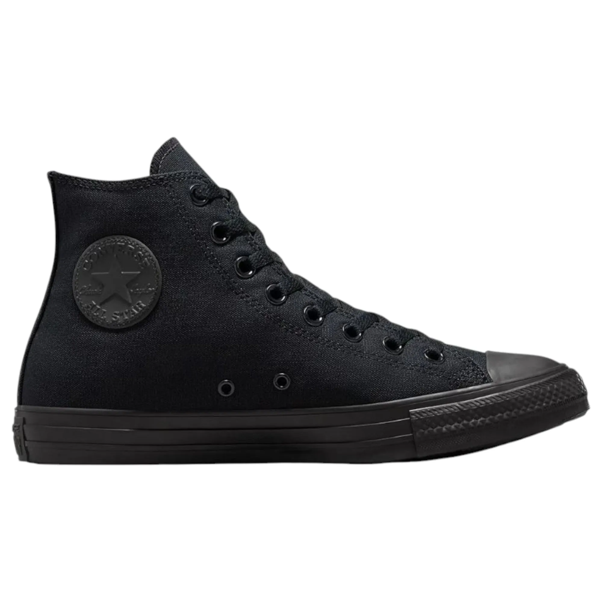 Unisex Adults Converse Chuck Taylor All Star High Top Shoes Black Monochrome