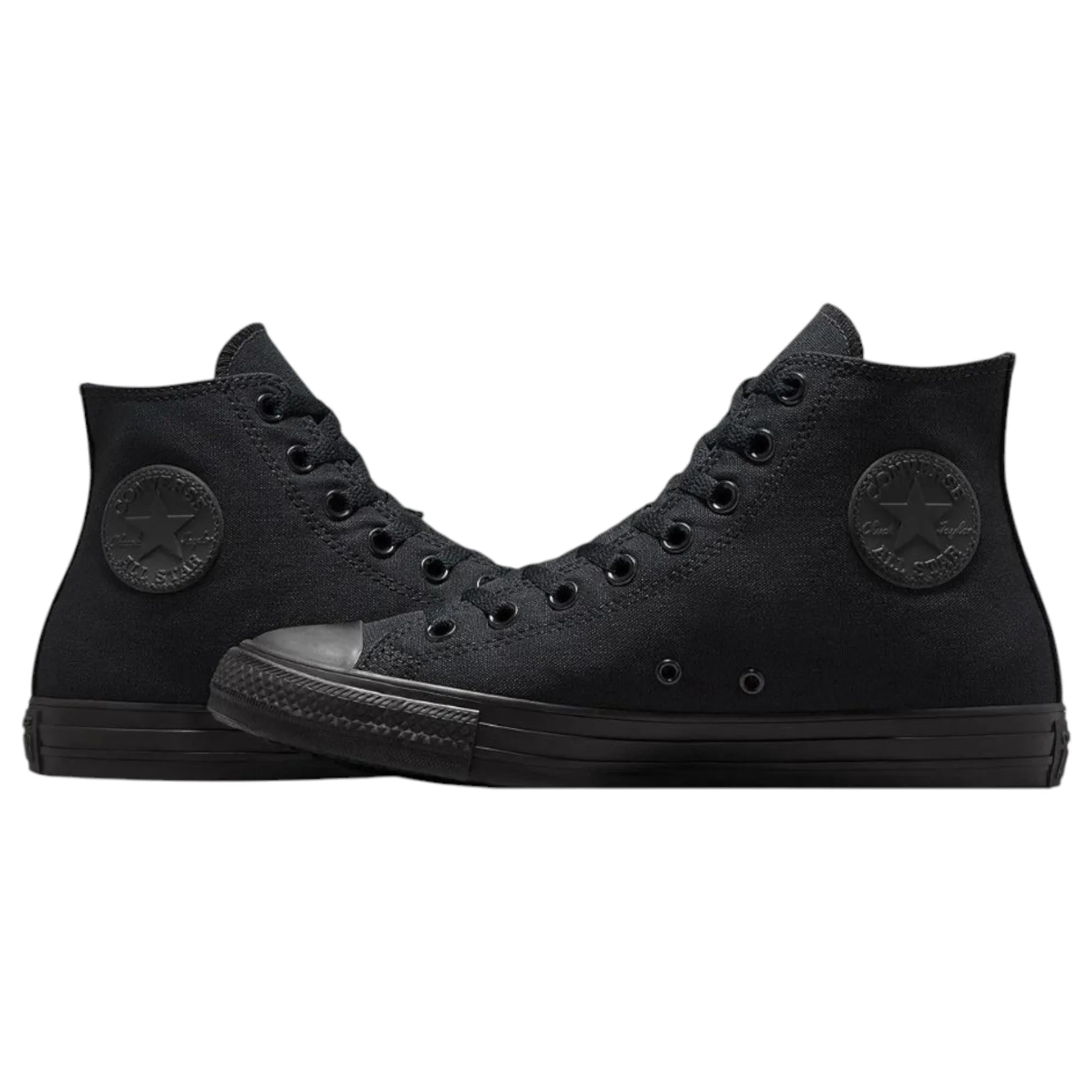 Unisex Adults Converse Chuck Taylor All Star High Top Shoes Black Monochrome