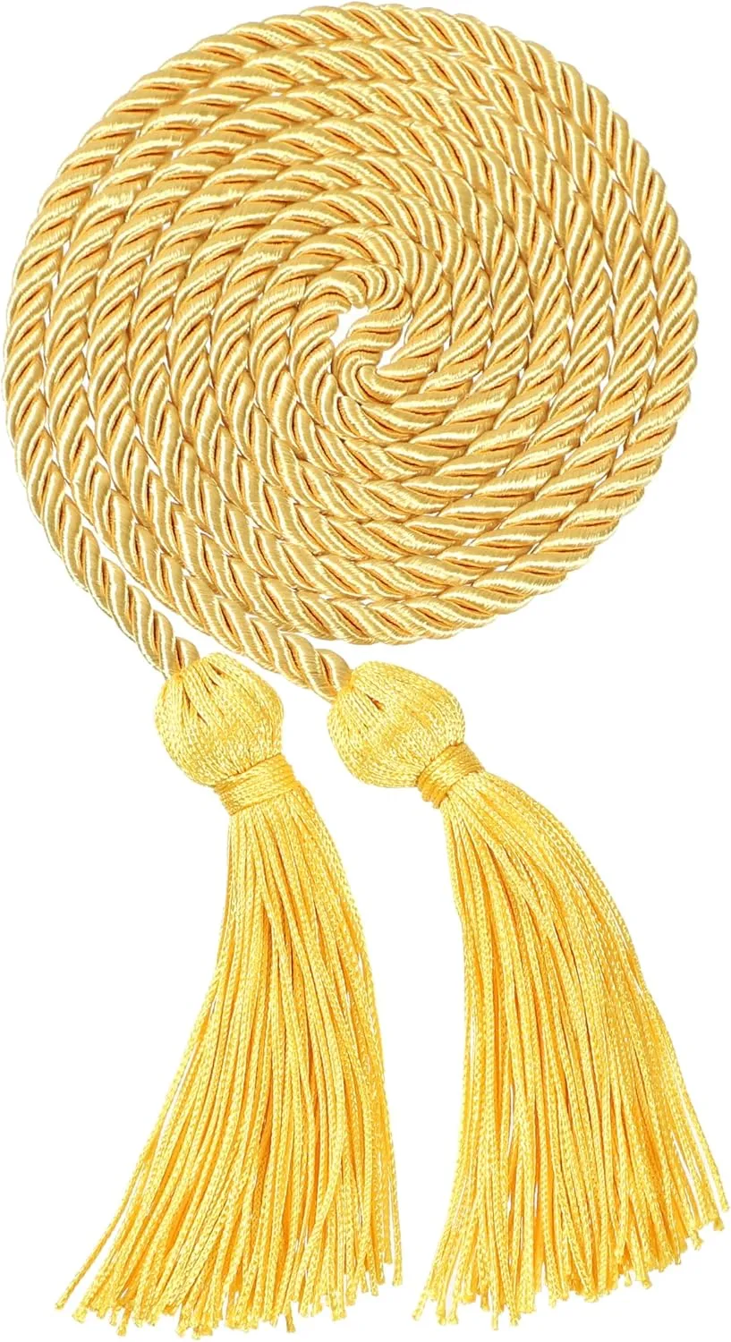 Unisex Matte Graduation Cap and Gown with Stole Honor Cords Set for High School College Bachelor