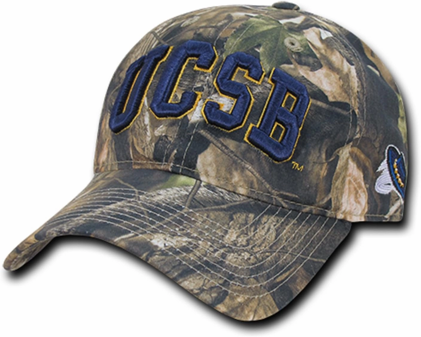 University of California Santa Barbara UCSB Gauchos Cotton Hybricam Camo Camouflage Polo Style Baseball Ball Cap Hat