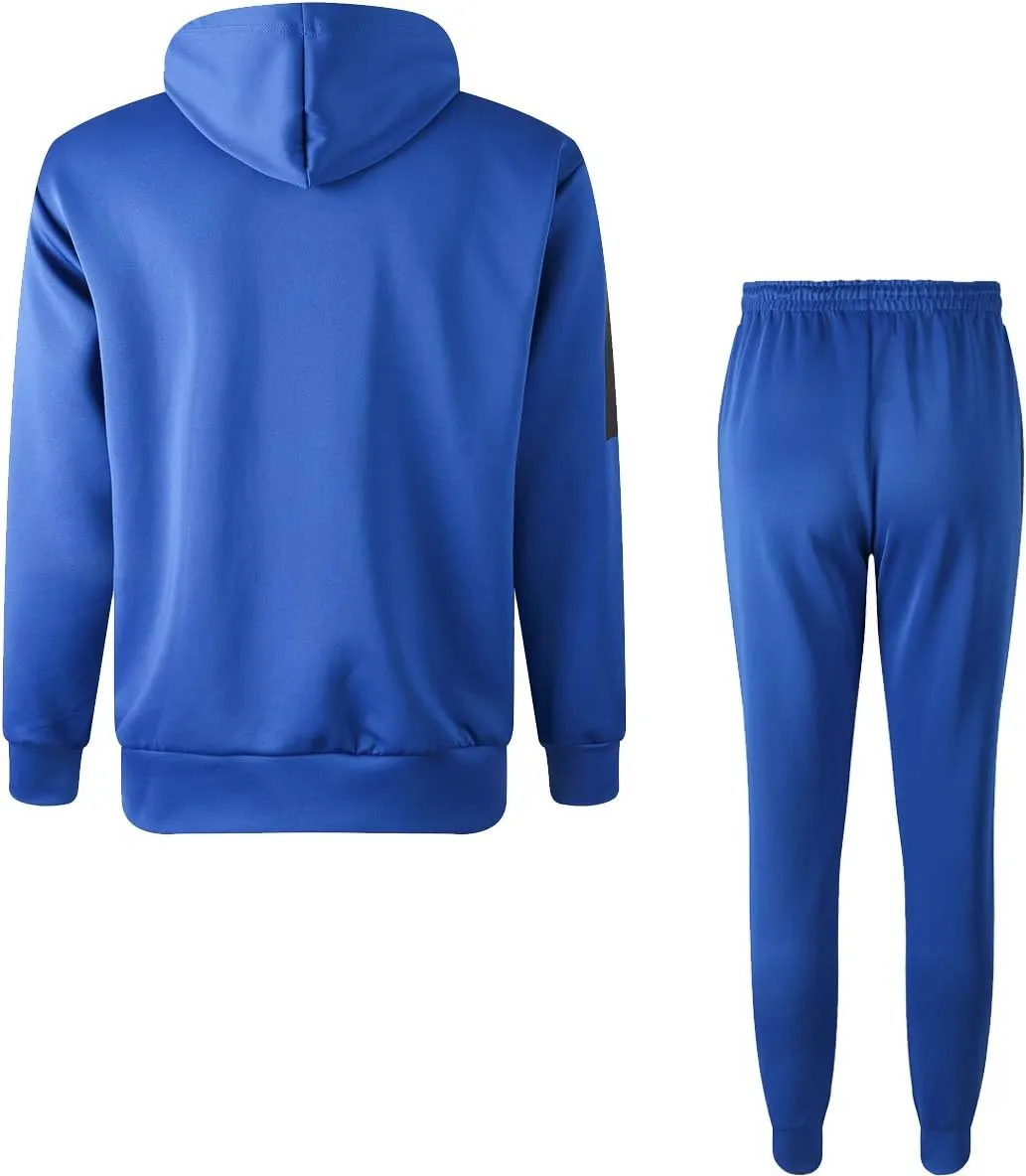 URBEX Men's Athletic Tracksuits Long Sleeve Hoodie Sweatsuits for Men 2 Piece Sets Full Zip Jogging Suits Jackets and Pants