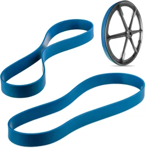 Urethane Band Saw Tires - Set of 2 - fits - ELEKTRA BECKUM BAS 316G SAW - Precise Blade Tracking - Installation Tool - Instruction - Made in USA