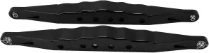 VGEBY RC Aluminum Alloy Rear Lower Trailing Arms with Hollow Bottom Design for SUPER2.0 1/6 RC Short Course Off Road Car, Adjustable, Stainless Steel, Screw Locking Fixing (Black)