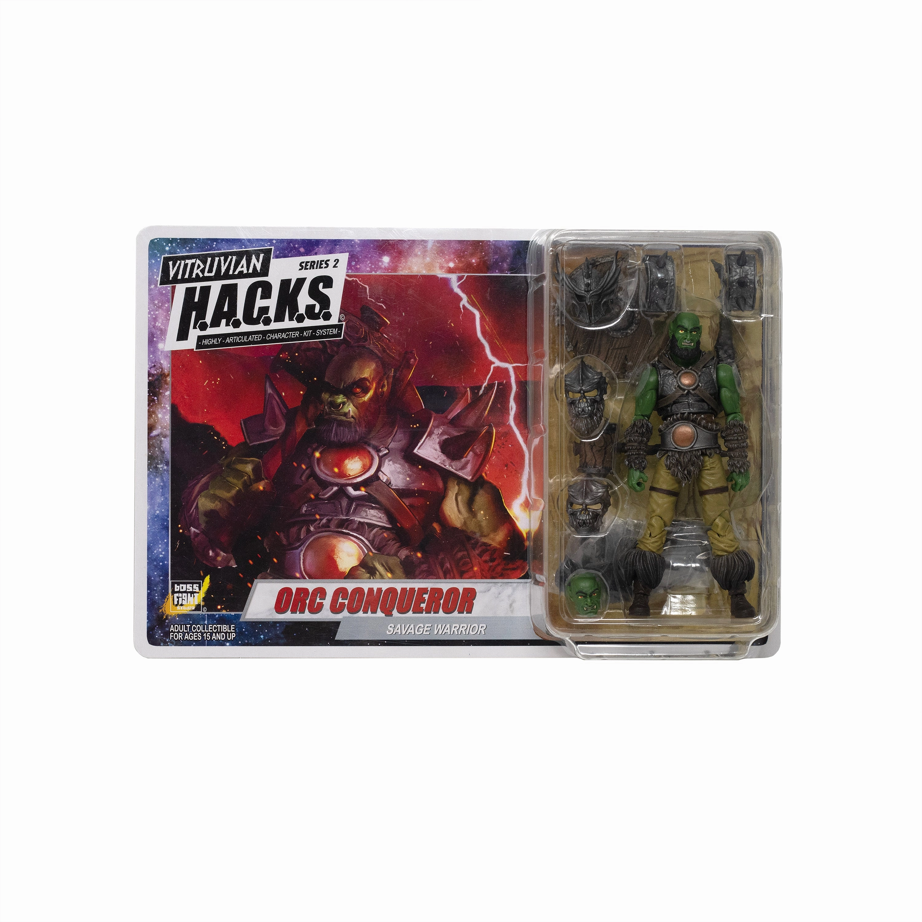 Vitruvian H.A.C.K.S. Action Figure: Male Orc Conqueror