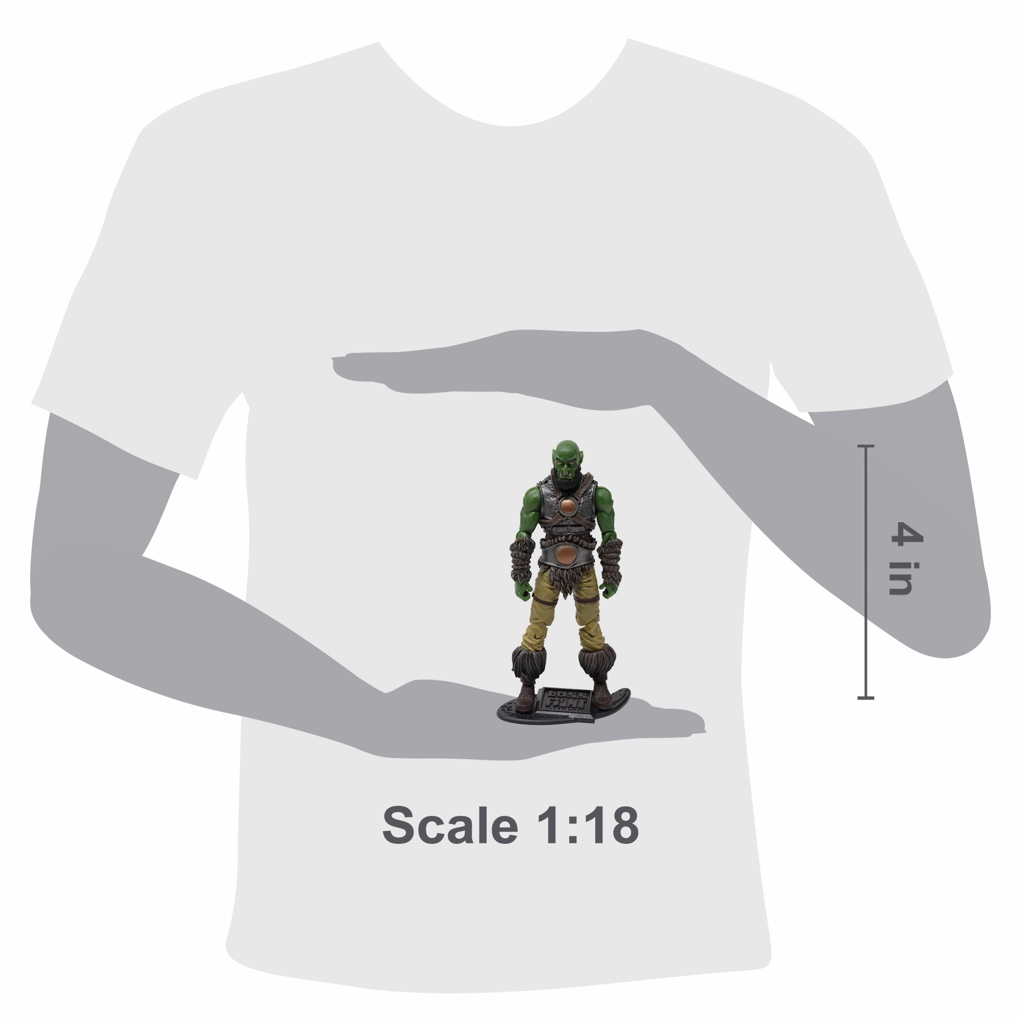 Vitruvian H.A.C.K.S. Action Figure: Male Orc Conqueror
