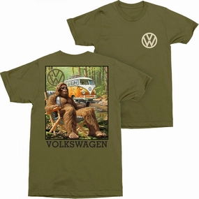 Volkswagen Men's Graphic Tees Front and Back Print T-Shirt