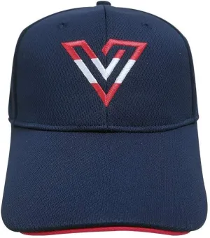 Volvik New Golf 2020 V-Logo Adjustable Hat Bundle, 5 Markers   1 Clip, 1 Hat- Blue