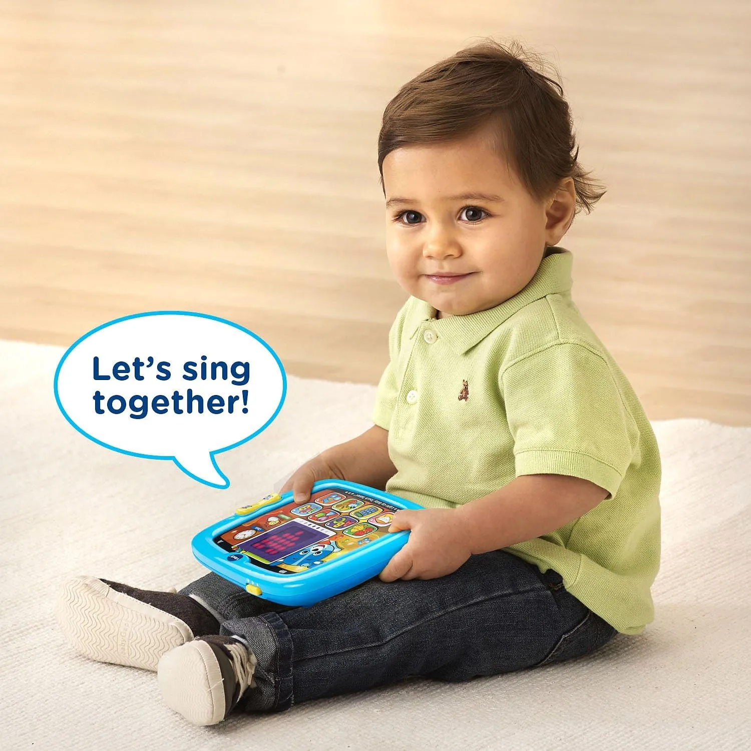 VTech Light-Up Baby Touch Tablet , Blue