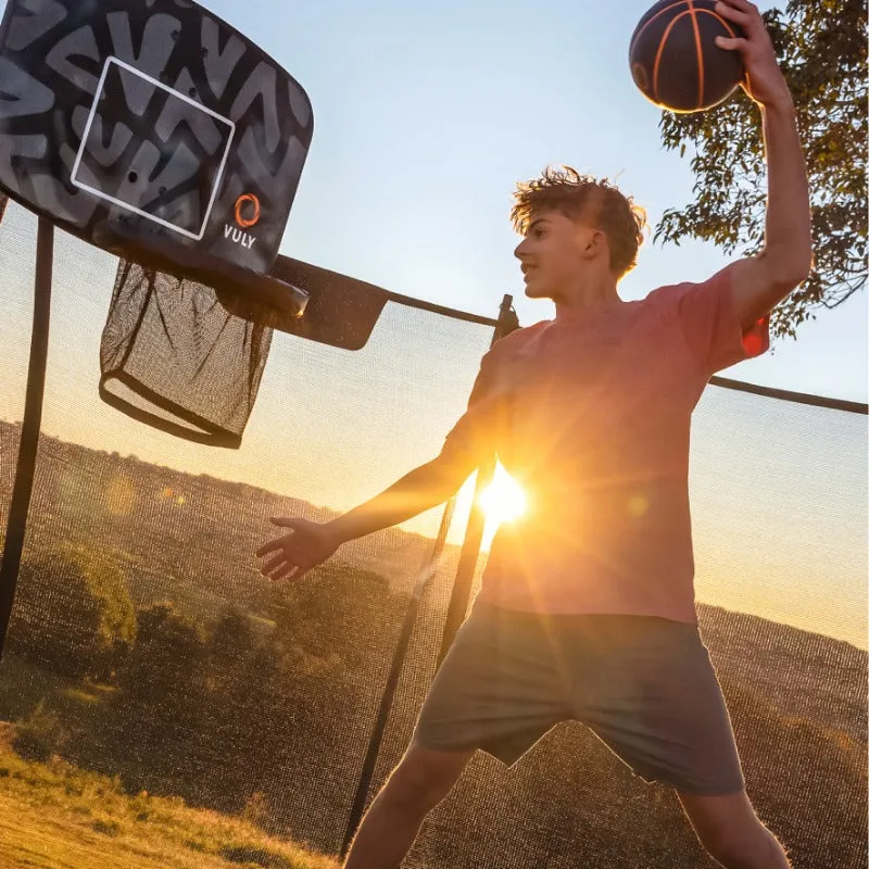 VULY Trampoline Basketball Set