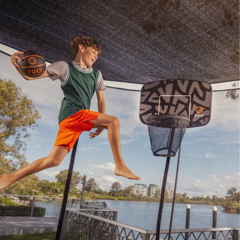 VULY Trampoline Basketball Set