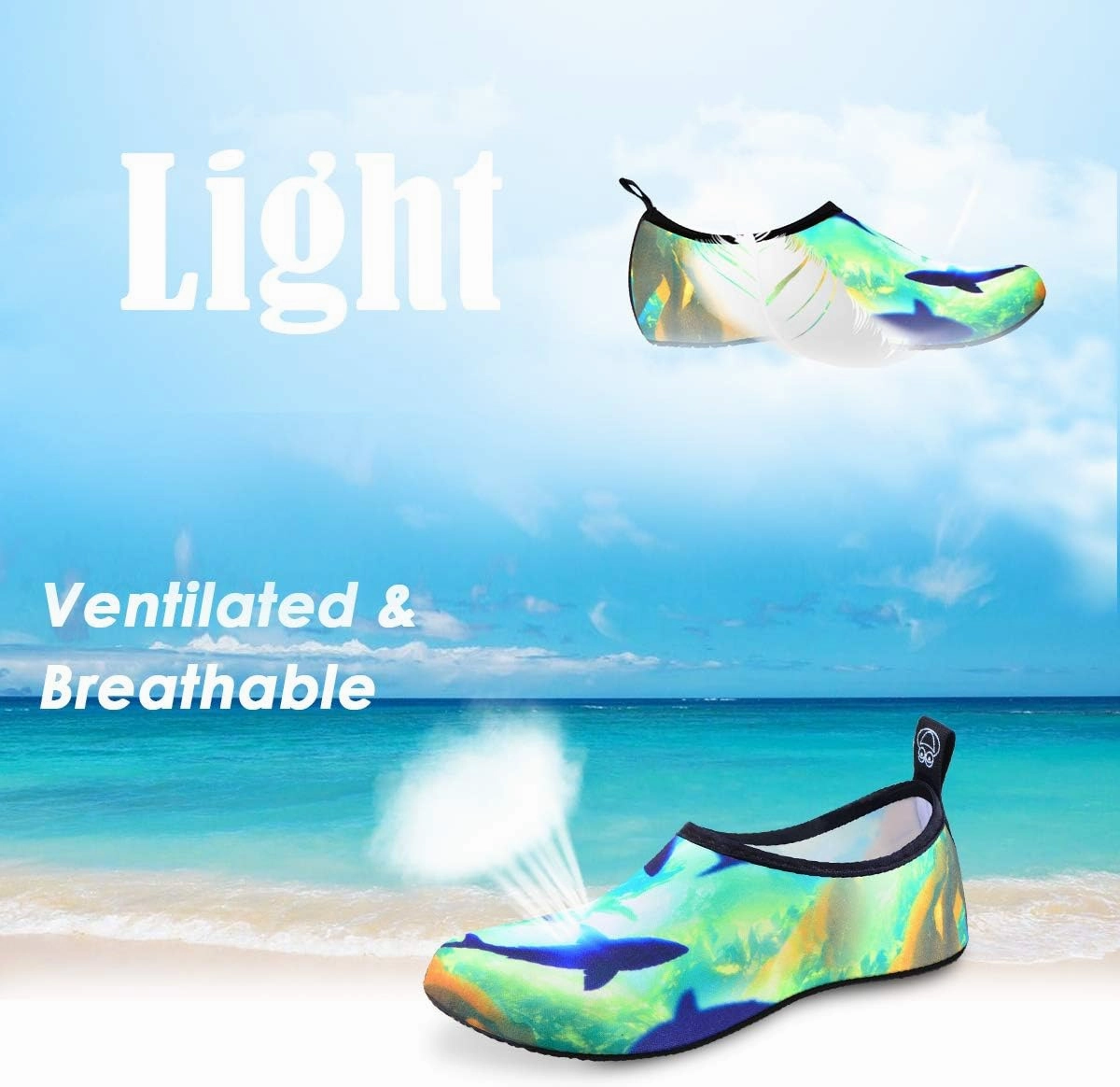 Water Shoes for Women and Men, Quick-Dry Aqua Socks Swim Beach Womens Mens Shoes for Outdoor Surfing Yoga Exercise