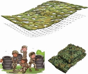 WHFTD Camouflage Netting - Camo Mosquito Nettings - Woodland Net Mesh for Covering Hunting Shooting Blind Watching Hide Party Decorations,10×15m/32.8×49.2ft