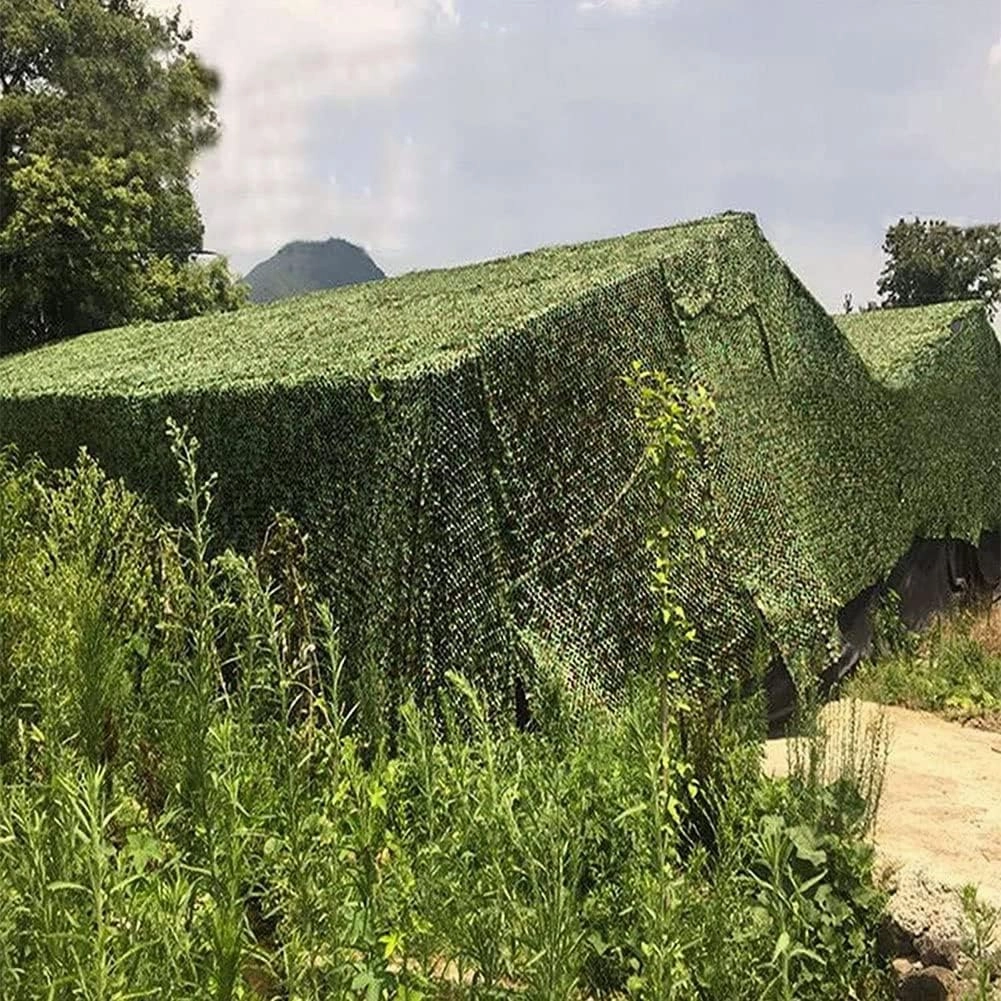 WHFTD Camouflage Netting - Camo Mosquito Nettings - Woodland Net Mesh for Covering Hunting Shooting Blind Watching Hide Party Decorations,10×20m/32.8×65.6ft