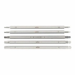 Wiha Drive-loc Vi Hex Blade Set - Metric (5 Piece Set)