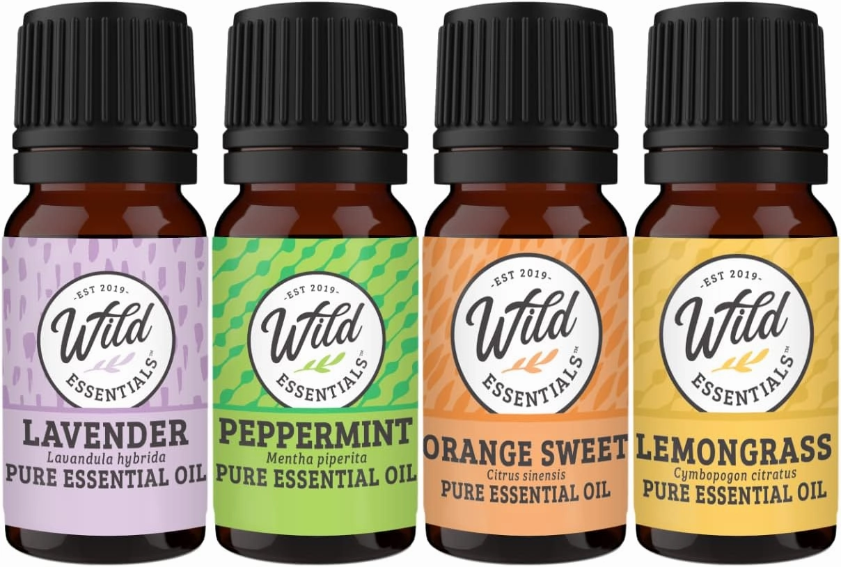 Wild Essentials Tree of Life Essential Oil Car Vent Diffuser, Stainless Steel Locket Pendant with 8 Color Refill Pads, Customizable Color Changing Air Freshener for Aromatherapy