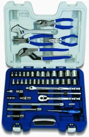 Williams 50615 3/8-Inch Drive Socket, Screwdriver and Pliers Set, 58-Piece by Williams