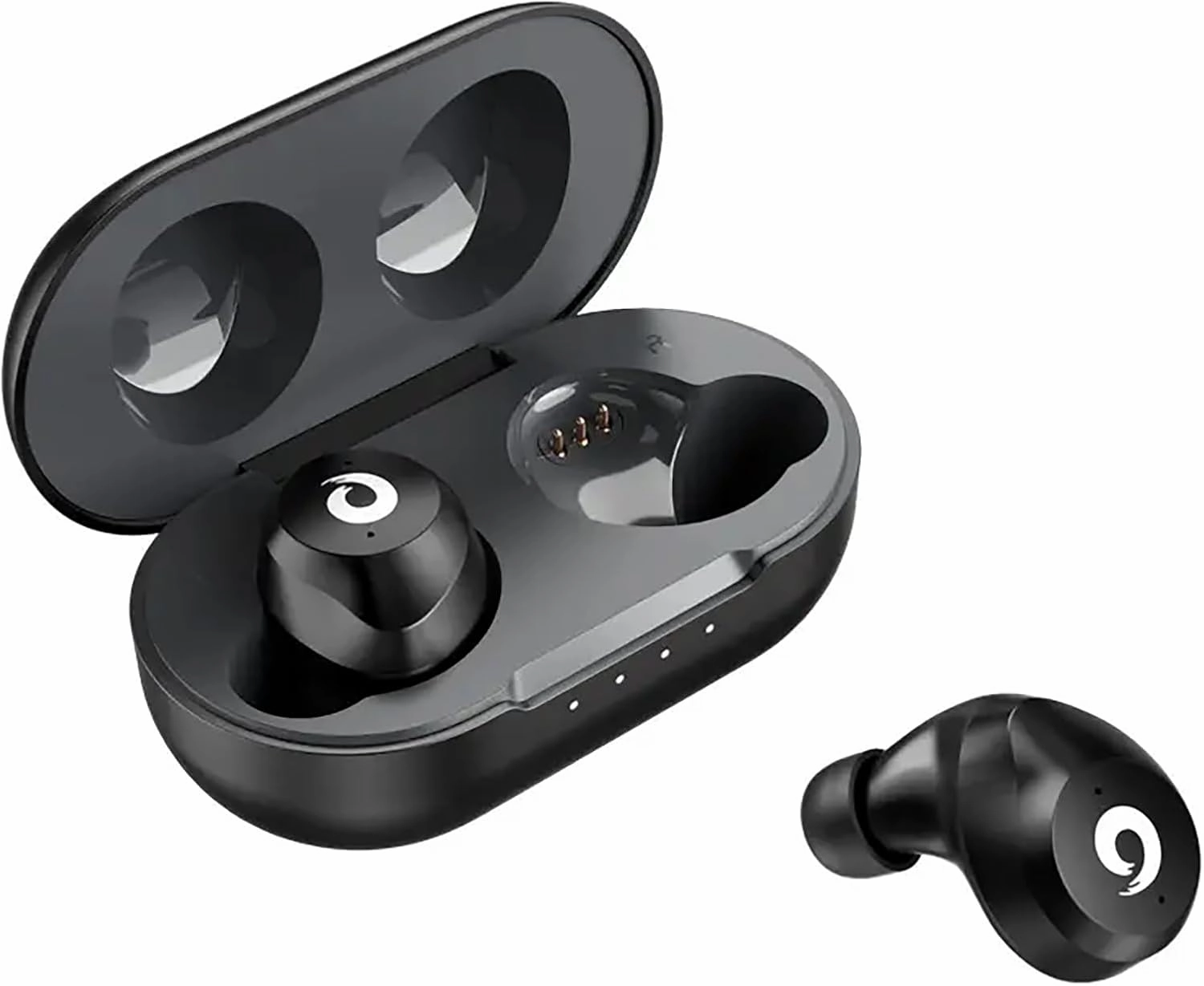 Wireless V5.1 Bluetooth Earbuds Compatible with Xiaomi Xiaomi Redmi Note 11 with Extended Charging Bank case for in Ear Headphones. (V5.1 Black)