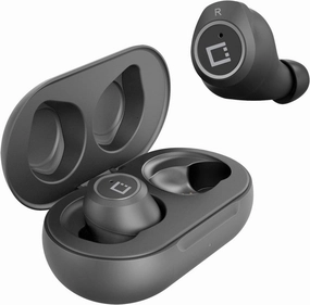 Wireless V5 Bluetooth Earbuds Compatible with Alcatel OneTouch POP C7 with Charging case for in Ear Headphones. (V5.0 Black)