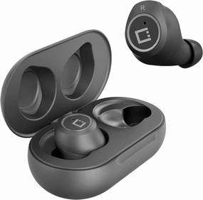 Wireless V5 Bluetooth Earbuds Compatible with Meizu PRO 6 Plus with Charging case for in Ear Headphones. (V5.0 Black)