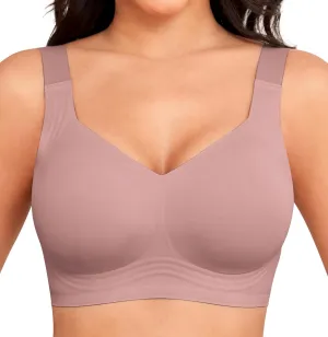 Women Wirefree Bras for Women Full Coverage No Underwire Everyday Bras Comfortable Wireless Padded Bras