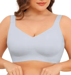 Women Wirefree Bras for Women Full Coverage No Underwire Everyday Bras Comfortable Wireless Padded Bras