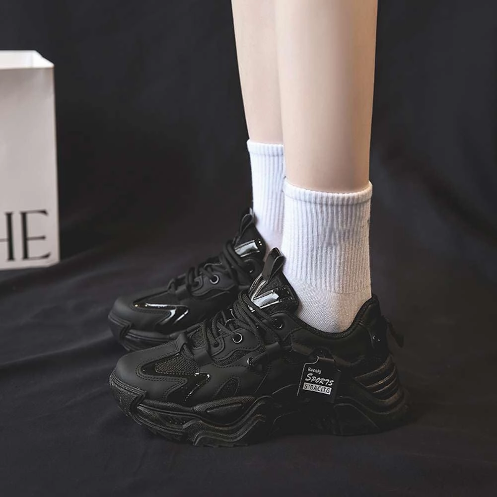 Women's Fashion Comfort Sport Breathable Mesh Platform Sneakers Casual Running Walking Shoes 5.5-8.5