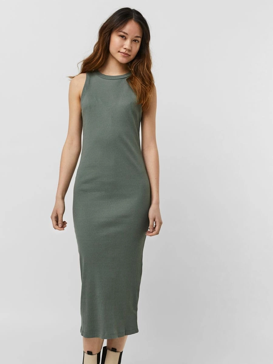 Women's Vmlavender SL Calf Dress Noos Dress