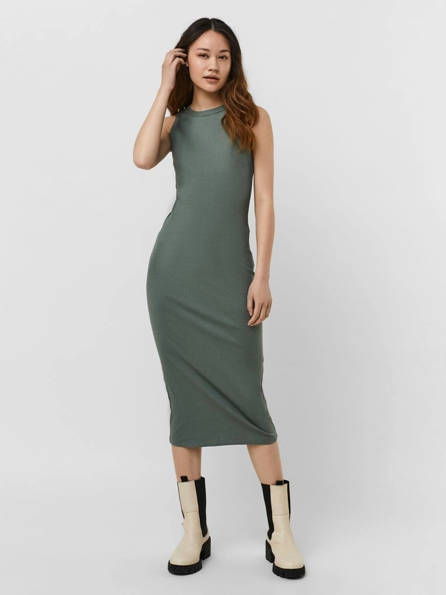 Women's Vmlavender SL Calf Dress Noos Dress