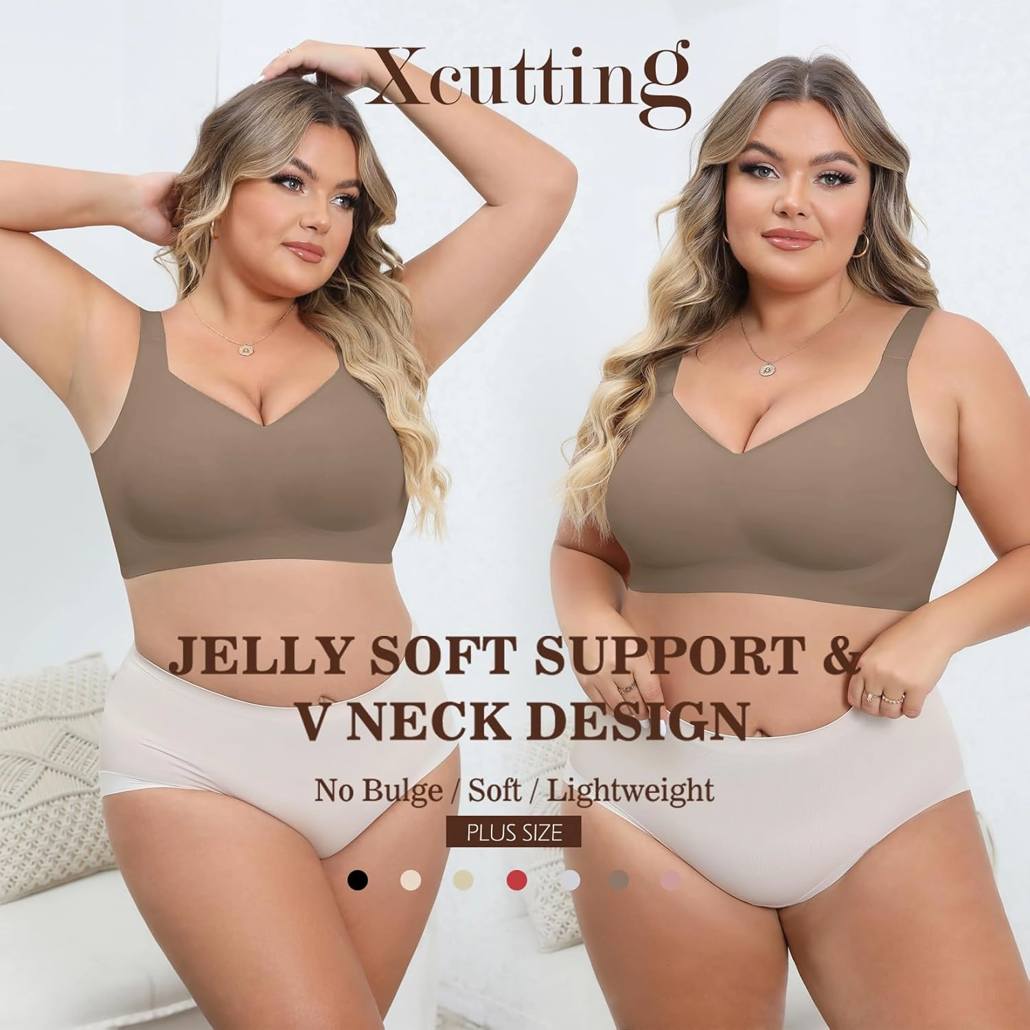 Women Wirefree Bras for Women Full Coverage No Underwire Everyday Bras Comfortable Wireless Padded Bras