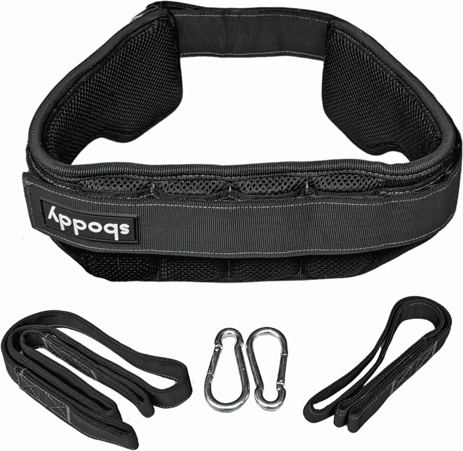 Women's Dip Belt: Hip-Hugging Comfort for 29"-46" Waists, 2 Straps (20" & 27") - Your Secret Weapon for Weighted Pull-Ups, Squats, and Dips.