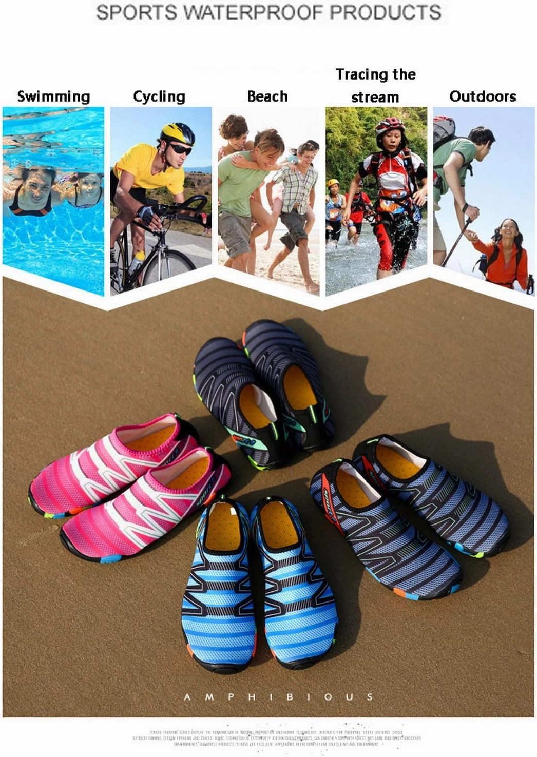 Womens Mens Water Shoes Barefoot Quick Dry Socks for Beach Swim Yoga Outdoor Sports