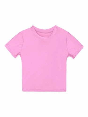 Womens Shiny Crop Tank Tops with Short Fit Fitness Swim Yoga Stretchy Sportswear