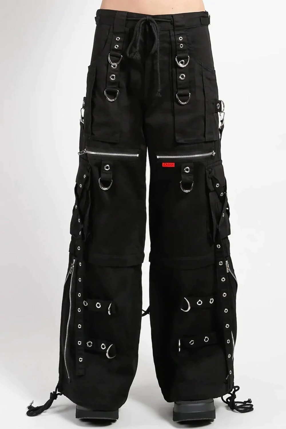 X-Strap Zip Off Pants [Black/Black], Medium
