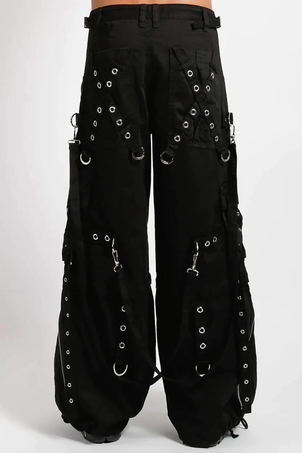 X-Strap Zip Off Pants [Black/Black], Medium