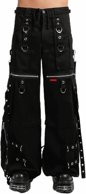 X-Strap Zip Off Pants [Black/Black], Medium