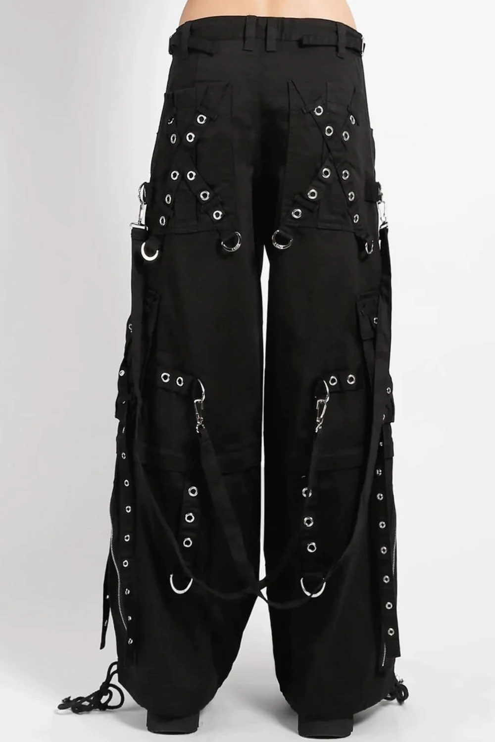X-Strap Zip Off Pants [Black/Black], Medium