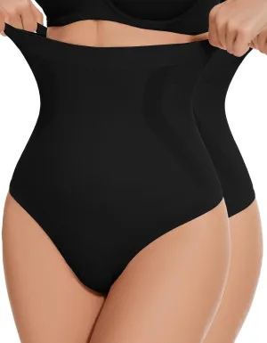 YADIFEN Tummy Control Thong Shapewear for Women High Waist Body Shaper Briefs Seamless Thong Shapewear for Women