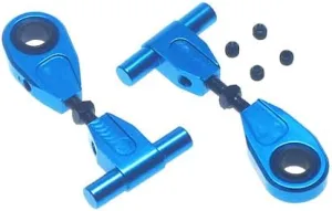Yeah Racing Aluminum Adjustable Front Upper Arm Set For Tamiya TT02 #TT02-003BU
