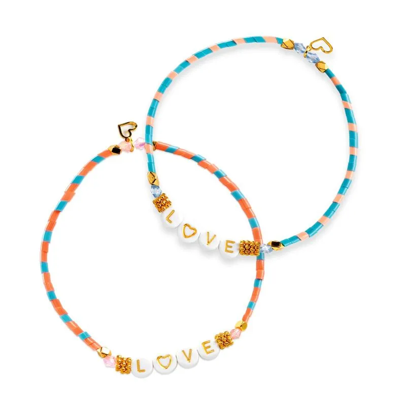 You & Me Letter Threading Beads Set