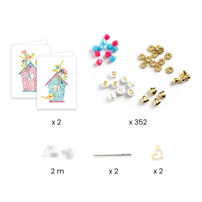 You & Me Letter Threading Beads Set