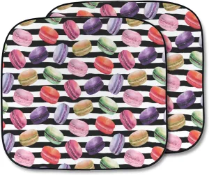 YouCustomizeIt Macarons Car Sun Shade - Two Piece