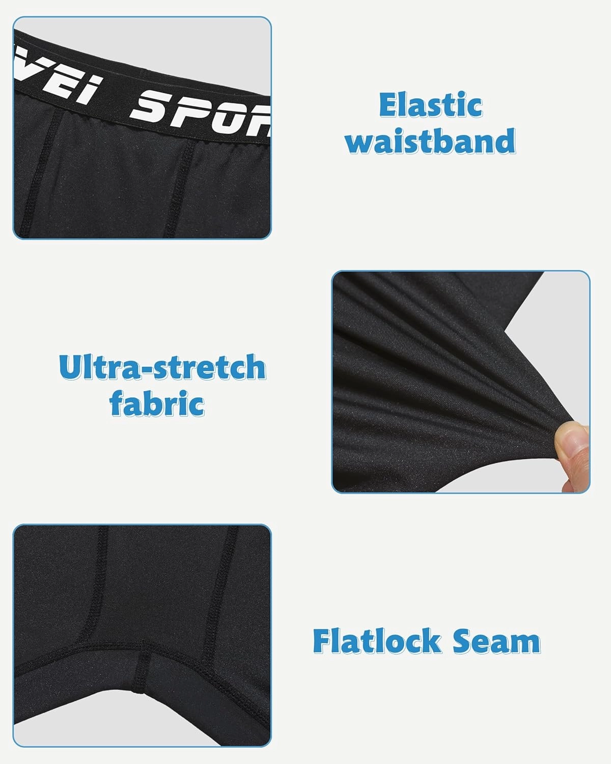 Youth Boys One Leg Compression Pants - 3/4 Kids Basketball Tights Girls Football Soccer Leggings Sports Base Layer