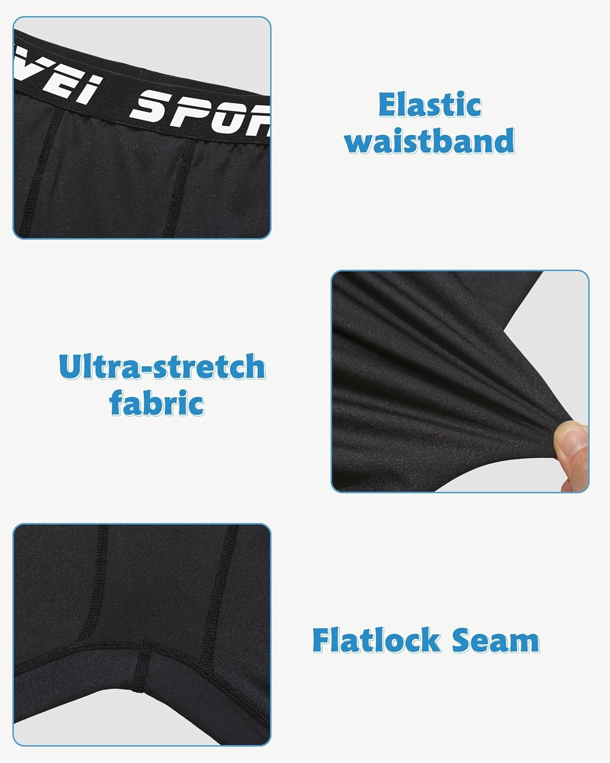 Youth Boys One Leg Compression Pants - 3/4 Kids Basketball Tights Girls Football Soccer Leggings Sports Base Layer