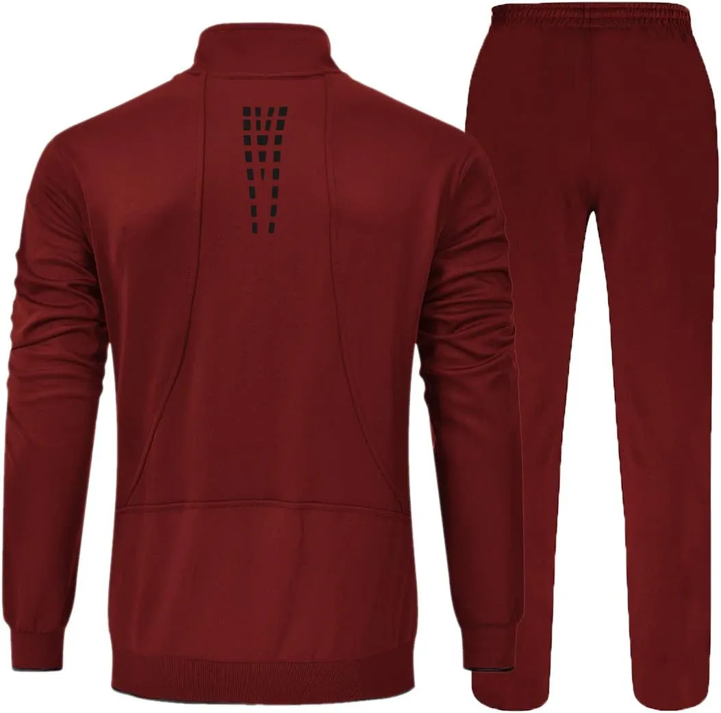 YSENTO Men's Tracksuits Outfits Set 2 Piece Jogging Suits Warm Up Sweatsuits Sweat Track Suits Sets