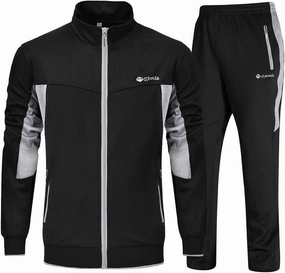 YSENTO Men's Tracksuits Outfits Set 2 Piece Jogging Suits Warm Up Sweatsuits Sweat Track Suits Sets