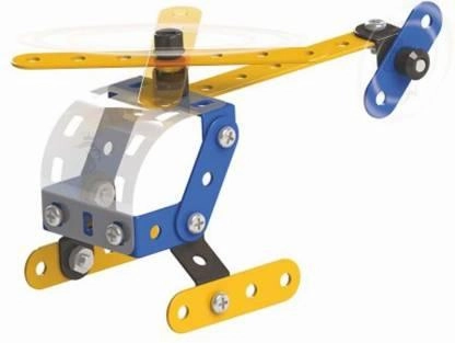 Zephyr Mechanix Beginner - Helicopter Mechanical Construction Toy for Kids Ages 7-12 Years