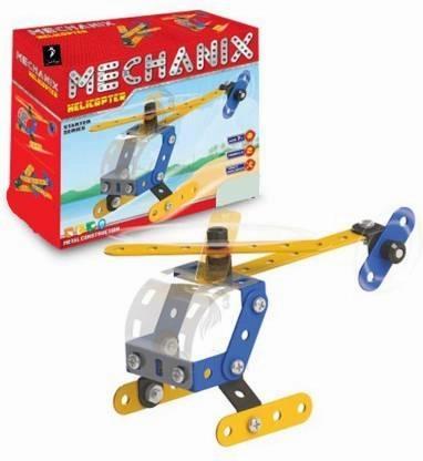 Zephyr Mechanix Beginner - Helicopter Mechanical Construction Toy for Kids Ages 7-12 Years